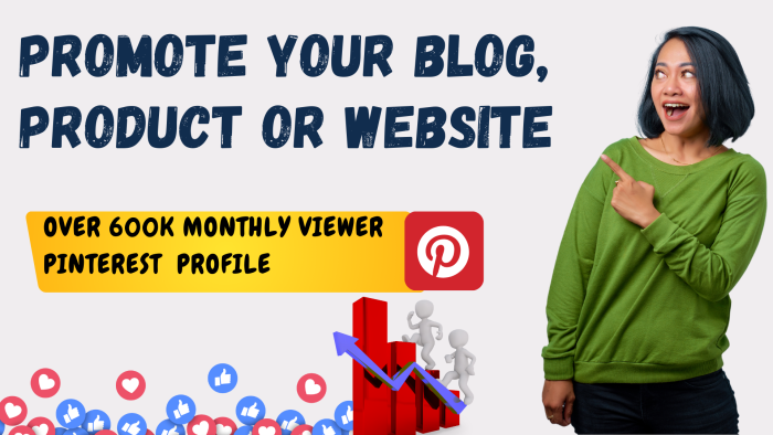 I will Promote Your Link On My 2m Monthly View Pinterest Profile