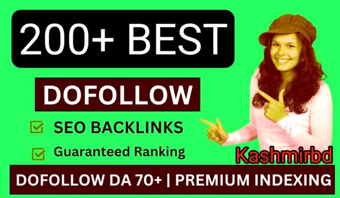 I Will Build High 200+ Best Do-Follow Backlinks For Top Ranking