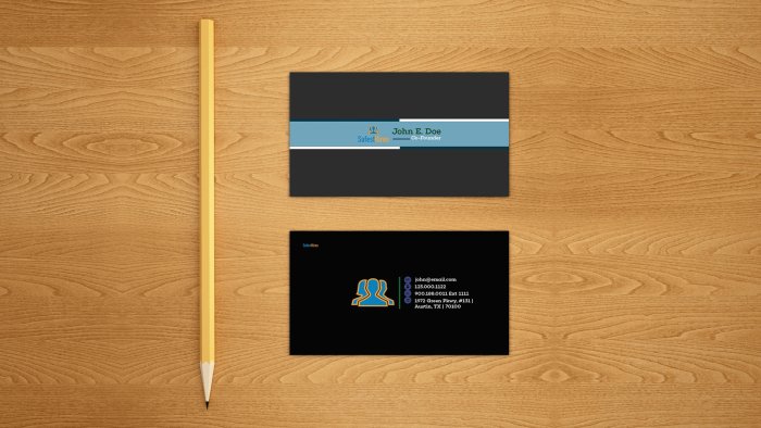 I Will Design 1 Business Card Using Adobe Photoshop and Illustrator