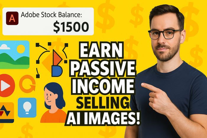 I Will Teach You How to Earn Passive Income from Stock Sites with AI Images, Vectors & More