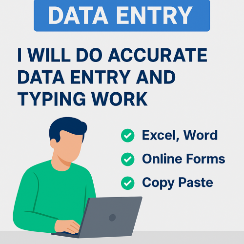 I will provide fast and reliable data entry service for your business
