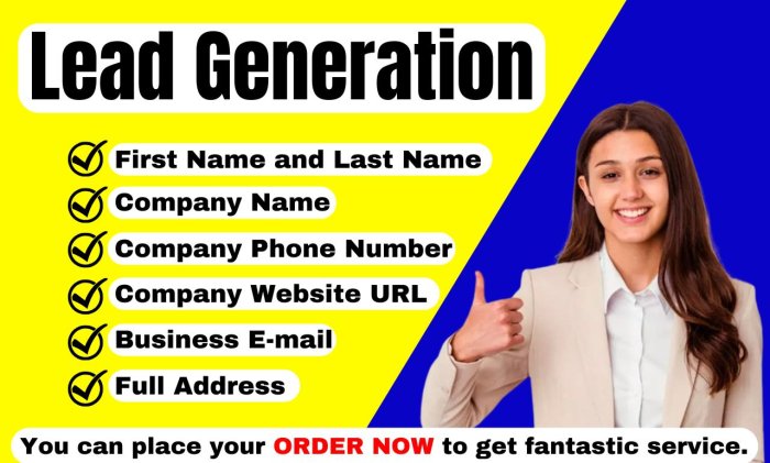 I will do targeted lead generation, data entry, business leads, and virtual assistant