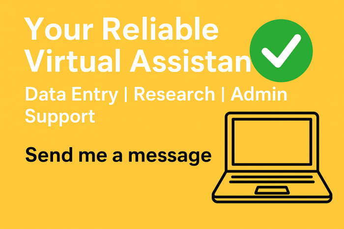 I Will Be Your Virtual Assistant For One Day Web Research,Web Testing,Web Scraping, Product Research
