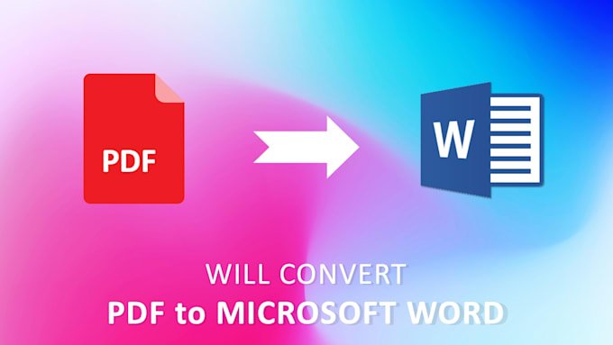 I will convert PDF to microsoft word For 6 Pages