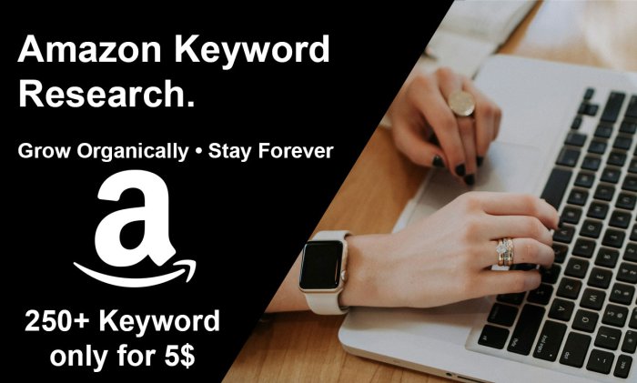 I Will Find 250+ Highly Relevant Amazon Keywords For Your Product