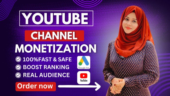 I Will Give You Complete Monetized YouTube Channel