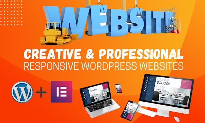 I will do wordpress website design, build, redesign or ecommerce website development