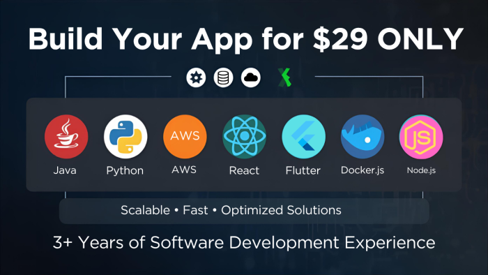 I will develop web/mobile/desktop applications