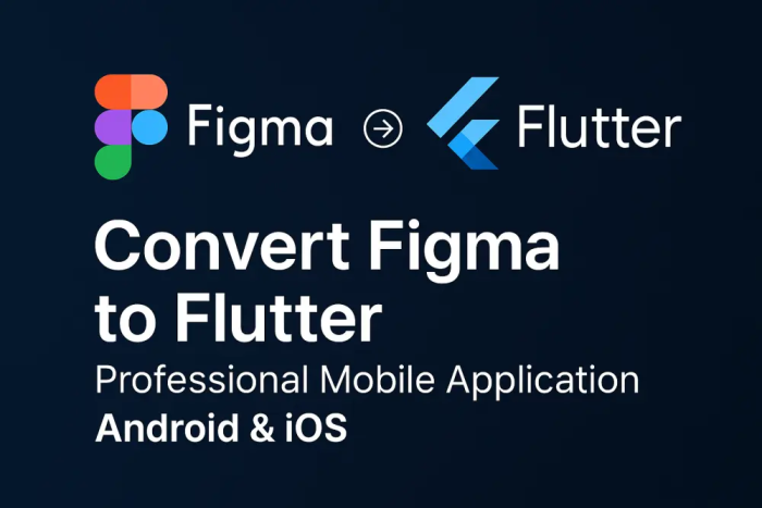 I will Convert Your Figma Design into a Fully Functional Flutter App