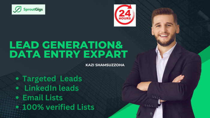 I will do custom lead generation