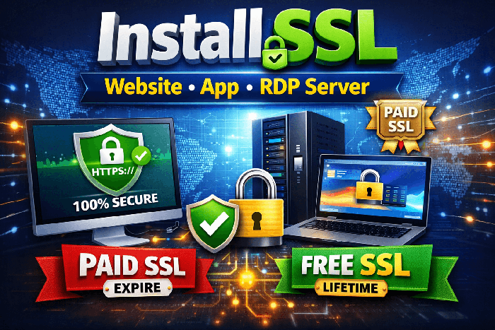 I Will Install SSL for your Website & IIS Application - FREE or Paid SSL Setup