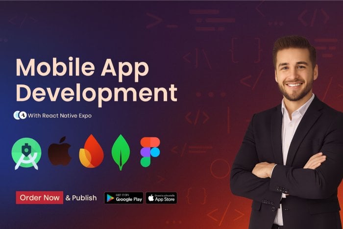 I will develop android and ios mobile apps as a react native app developer