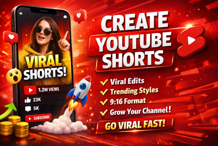 I Will Create 65 Viral YouTube Shorts To Grow Your Channel