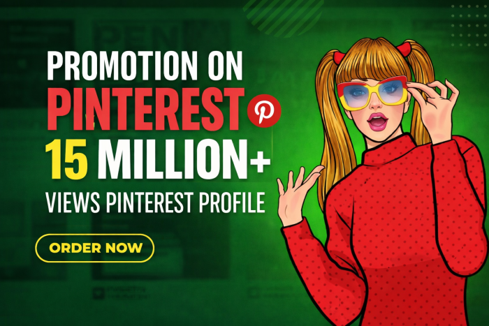 I will Promote Your Link On My 15M Monthly View Pinterest Profile