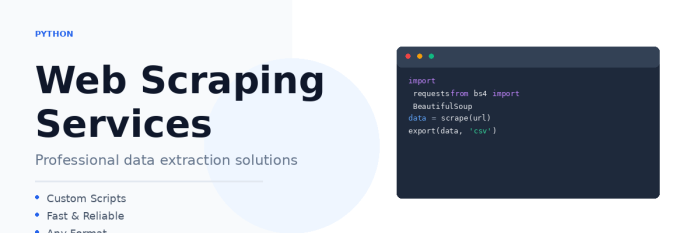 Professional Python Web Scraping - Extract Data from Any Website
