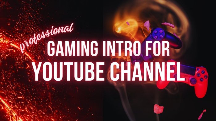 I Will Create A Professional Gaming Intro For Your YouTube Channel