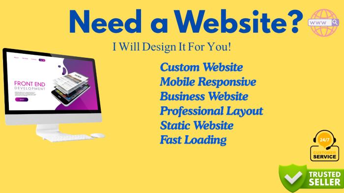 I Will Design a Professional Custom Responsive Website for Any Business or Purpose