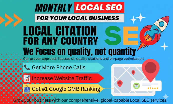 I Will Build 30 Manual Local SEO Citations & Directory Submissions for Any Country
