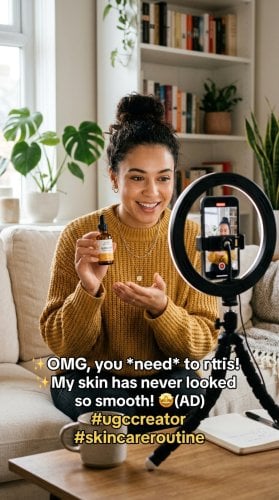 I will create UGC Video Creator for Your Brand 📱