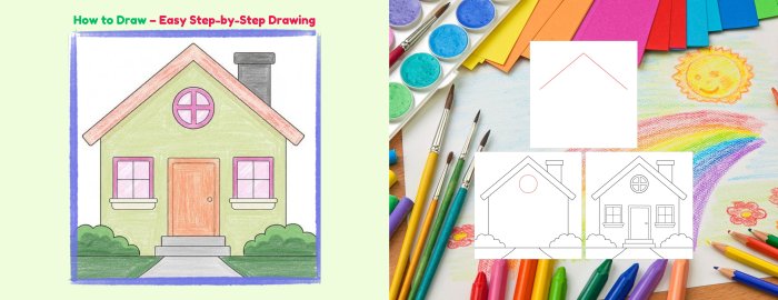 I will provide the Drawing course: Easy step-by-step drawing for kids and adults