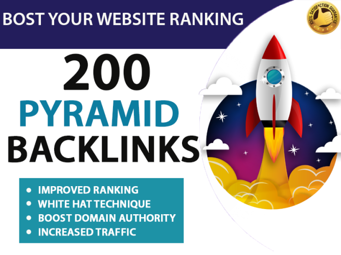 200 Pyramid Backlinks to Skyrocket Your Rankings