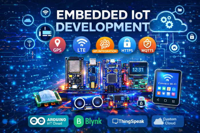 I will do IoT projects using ESP32, STM32, and Arduino boards