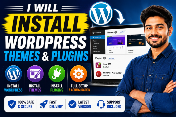 I Will Install WordPress Themes & Plugins