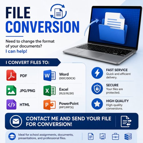 I Will Transform Your Files In Seconds!