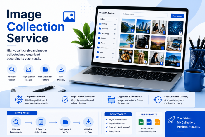 I Will Collect Images and Videos According to Your Requirements