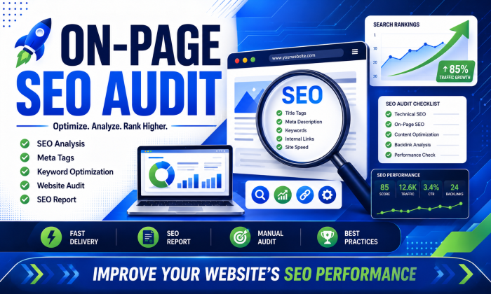 I Will Perform a Professional On-Page SEO Audit and Optimization