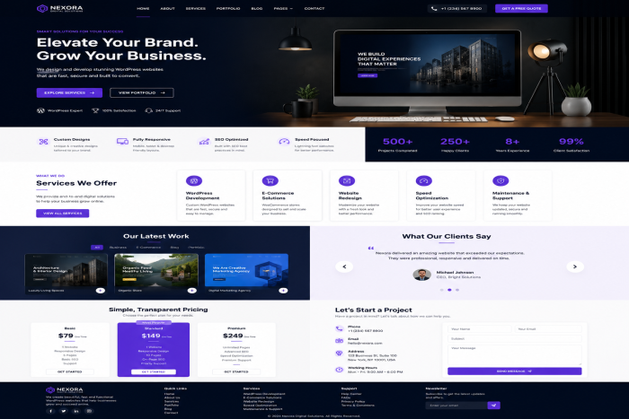 I Will Create One Professional, Responsive & Fully Functional WordPress Website