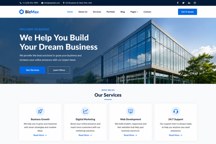 I will create a fully functional WordPress website or blog with premium plugins and theme