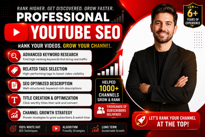 I Will Do YouTube Video SEO & Enhance SEO Score