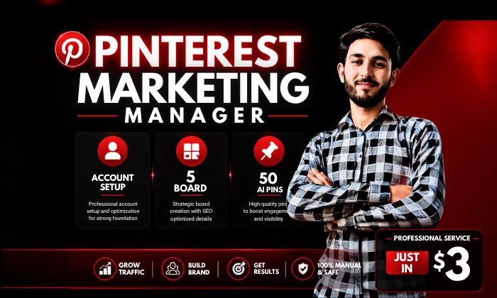 I Will Be Your Pinterest Marketing Manager