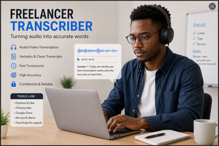 I Will Transcribe Your Audio Into a Proffesional  Readable Document.