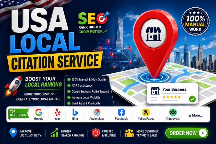 I Will Manually Create USA Local SEO Citation + Directory
