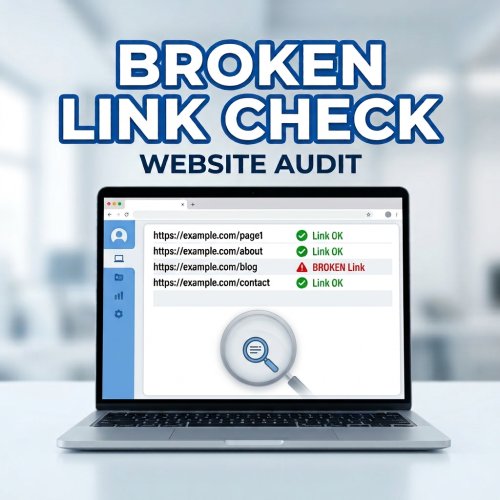 I will manually check your website for broken links and website issues