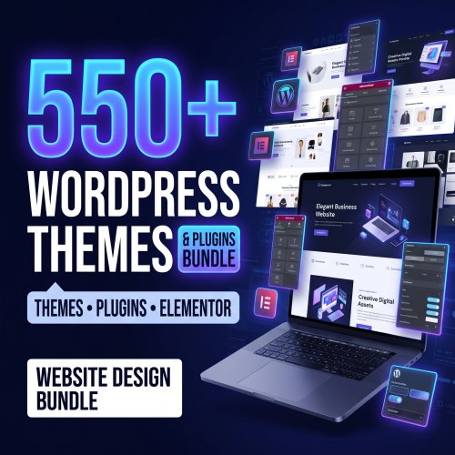 I Will Give You 550+ WordPress Themes and Plugins Bundle