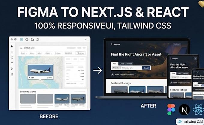 I Will Convert Your Figma Design Into a Responsive React Section